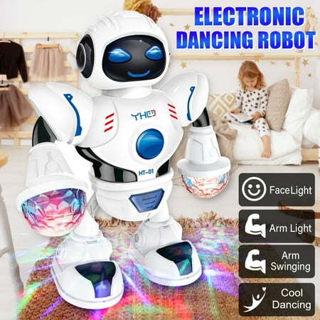 - Electronic Kids Toys Astronaut Robot Music Dancing Walking Cool Disco Light Baby Children Educational Toy Birthday Gift