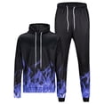 thumbnail image 3 of Bellella Men's Tracksuits Sweat Suit Casual Long Sleeve Hooded + Sweatpants 2 Piece Outfits Sports Jogging Suits Set, 3 of 6