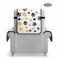 thumbnail image 3 of SCRAWLGOD Paw Heart Print Recliner Chair Cover Washable Breathable Recliner Chair Cover with Pocket Non Slip Anti Scratch Reclining Slipcover for Dogs, 3 of 7