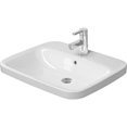 thumbnail image 1 of Duravit 037462-1Hole Durastyle 24-1/4" Rectangular Ceramic Drop In Bathroom Sink - White, 1 of 2