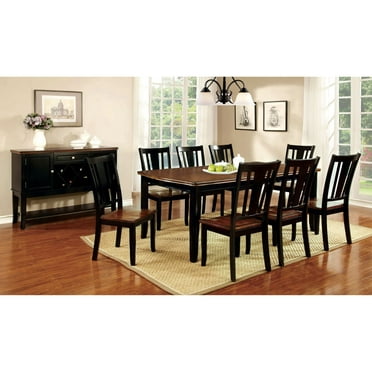J & M Furniture 178121 Class Dining Table - Chocolate Leather, Glass
