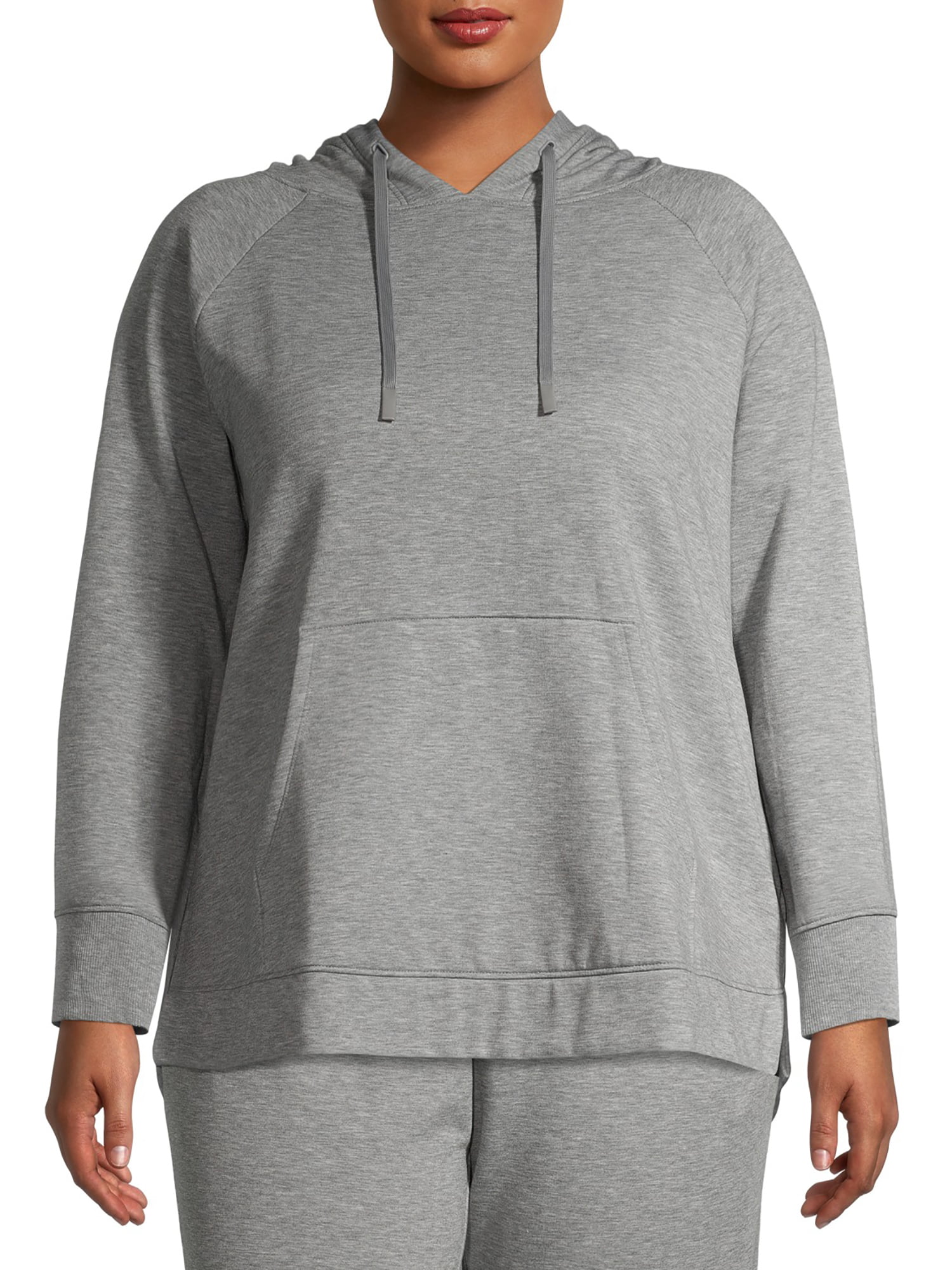 Athletic Works Women's Plus Size Soft Fleece Pullover Sweatshirt ...
