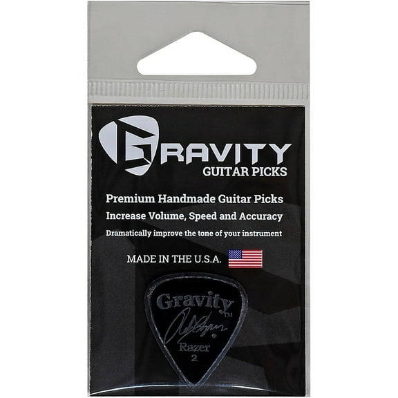 Gravity Picks Rob Chapman Smoke Razer Guitar Pick | 2.0mm
