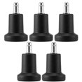 thumbnail image 1 of POINTERTECK 5 Pièces Chaise Pivotante Roulette Fixe Chaises Tournantes Jambes Nylon Arrêt Roue Modification Réparation Accessoire Home Bar, 1 of 9