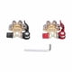 thumbnail image 5 of Abrazadera de terminal de batería, par de terminales de batería Conector de terminal de batería Conector positivo y negativo Tecnología avanzada, 5 of 12