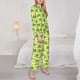 thumbnail image 3 of Balery Funny Frogs Conjunto de Pijama con Estampado para Mujer, Conjunto de Dos Piezas con Manga Larga, Ropa de Dormir Suave con Bolsillos, Pijamas Cómodos-XX-Large, 3 of 7
