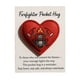 thumbnail image 4 of Herunwer Firefighter Pocket Hug With Gift Card, Firefighter Heart Pocket Hugs, Appreciation Symbol of Gratitude, Protection, for Firefighters, Their Families, and Supporters, 4 of 4