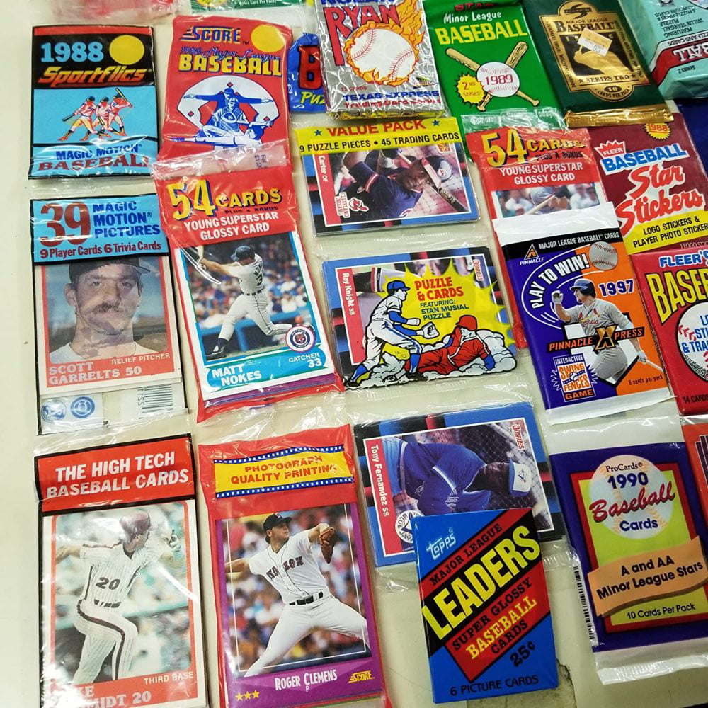PLUS Pack 100 Soft Sleeves 50 Original Unopened Packs of New & Vintage Basketball Cards 1990s-Current Year 