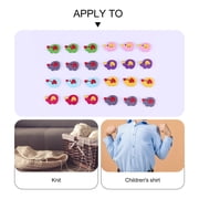 USHOBE Small Buttons Handmade Wood Buttons Craft Projects 100Pcs