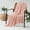 Coral, variant on Oceanfront Resort Textured Stripe Blue 50x60 Throw, Coastal and Nautical Themed, Oeko-TEX Certified Confidence
