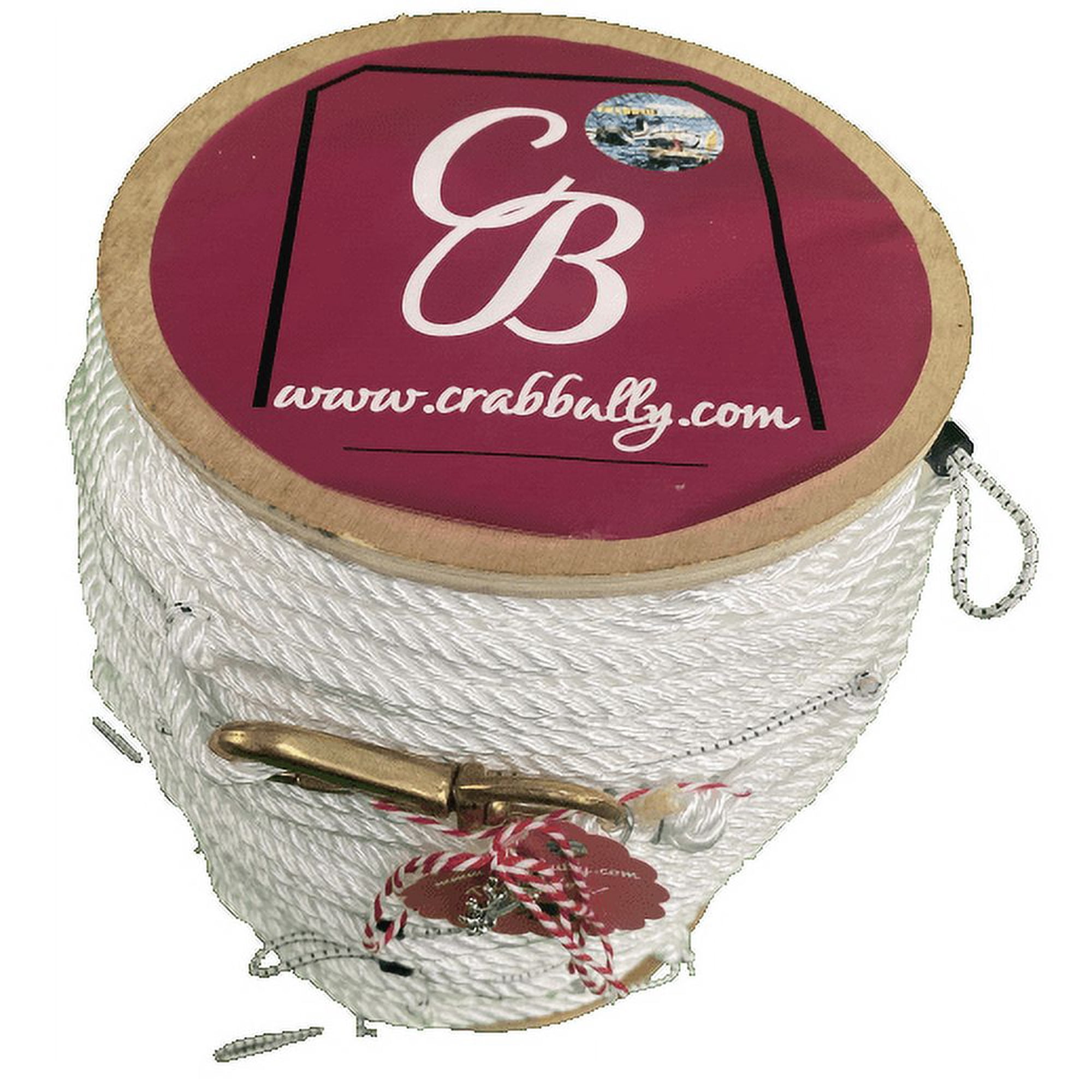 600' 1/4" 3 Strand Medium-Soft lay twisted Nylon Snood trotline (FREE SHIPPING!)