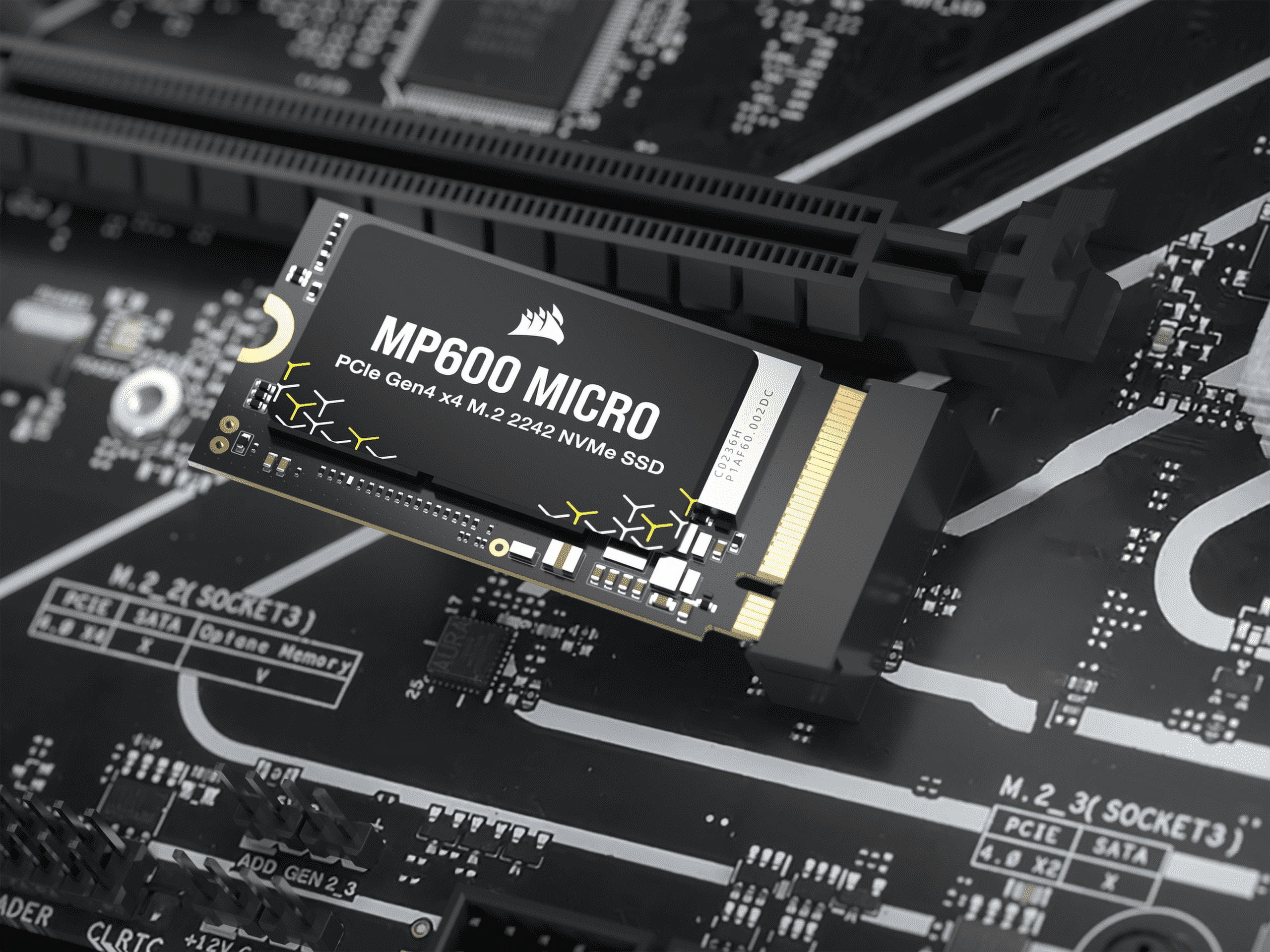 Corsair MP600 MICRO M.2 2242 key M, single sided 2TB PCIe Gen 4.0