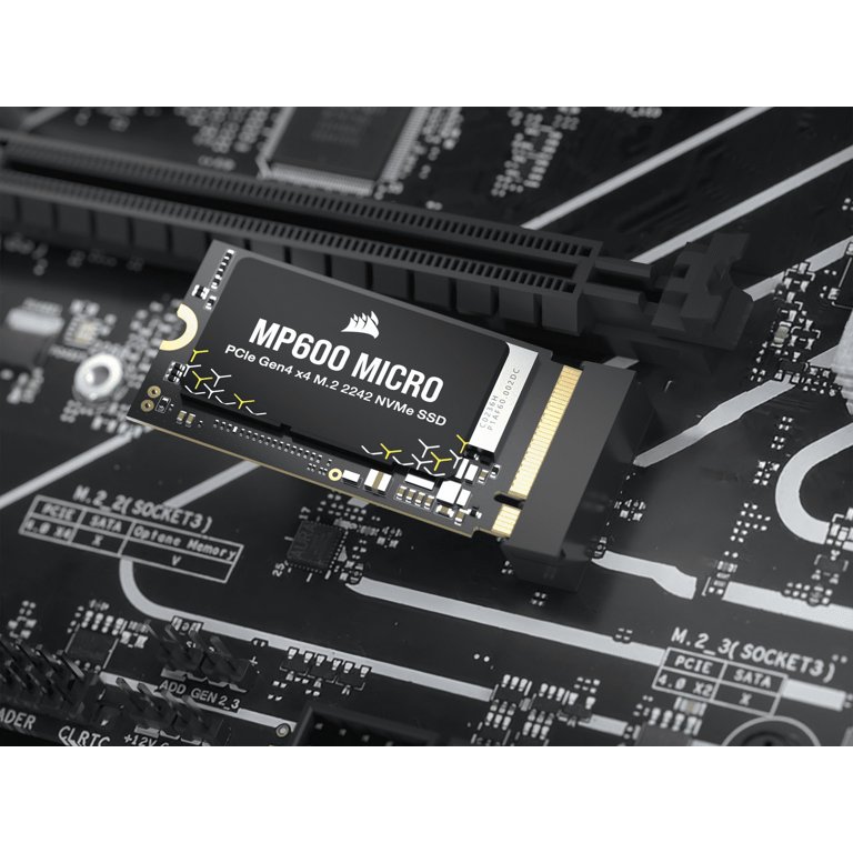 内蔵型SSD CORSAIR MP600 MICRO M.2 NVMe SSD 1TB Corsair MP600 Micro 1TB M.2 NVMe PCIe x4 Gen4 2 SSD – M.2 2242
