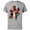 Athletic Heather, variant on Eternals Team of Immortal Beings Bold Color - Short Sleeve Cotton T-Shirt for Adults - Customized-Red
