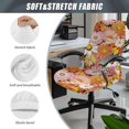 thumbnail image 6 of HELLHERO Daisy Print Computer Office Chair Covers, Soft Universal Desk Chair Slipcover 1 Piece, Removable Seat Cover for Office Chair, 6 of 7