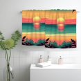 thumbnail image 2 of Nawy Summer Beach Tropical Palm Tree Sunset Towels - Set of 2 Funny Kitchen Towels for Kitchens, Bathrooms, Showers 27.5*16in, 2 of 6