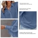 thumbnail image 5 of Blusa de color puro, blusa de negocios para mujer, blusa de negocios para mujer, blusa casual, funcionalidad versátil, 5 of 5