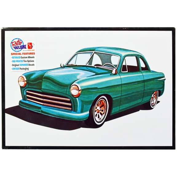Skill 2 Model Kit 1949 Ford Coupe "The 49'er" 3-in-1 Kit 1/25 Scale Model by AMT