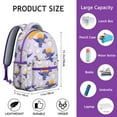 thumbnail image 6 of Dinosaur School Backpack - Heavy Duty Waterproof Bookbag for Students & Professionals, Laptop Friendly, Trendy Prehistoric Print Design, 6 of 6