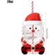 thumbnail image 5 of Herramientas y mejoras para el hogar Vaso de pajita con forma de Papá Noel Vaso de agua con pajitas, 5 of 8