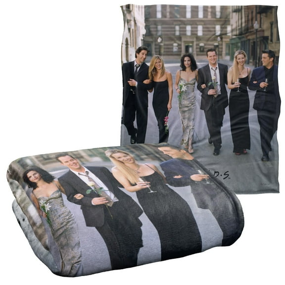 Friends Fancy Walk Officially Licensed Silky Touch Super Soft Throw Blanket 50' x 60'