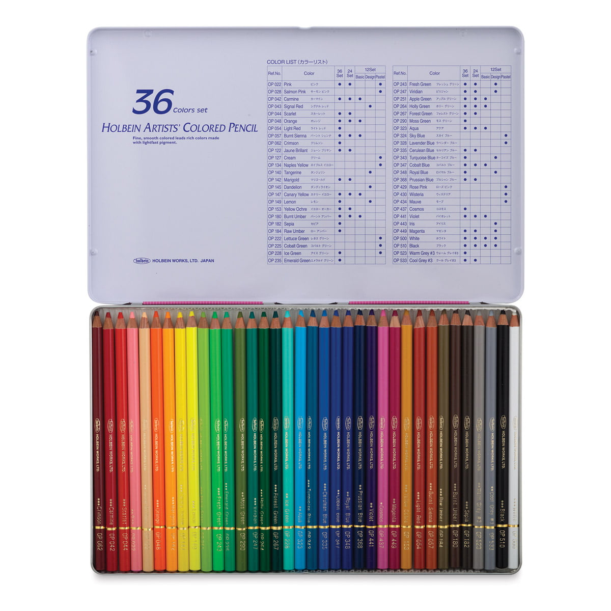 HOLBEIN Holbein Colored Pencil Set of 24