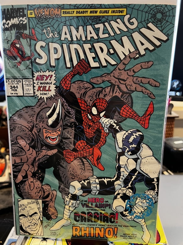 Amazing Spider-Man NM Erik Larsen Art #344 1st Cletus Kasaday - Carnage