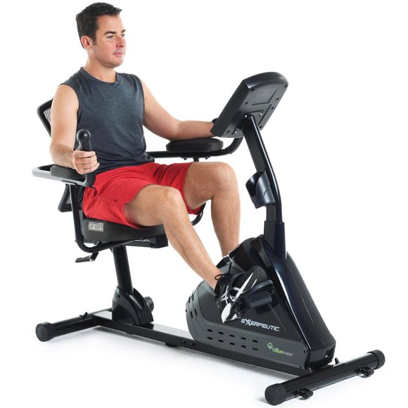 Exerpeutic 5000 Bluetooth Magnetic Recumbent with Airsoft Seat and MyCloudFitness App