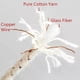thumbnail image 4 of 30pcs/Bag Copper Wire Cotton Core Wicks Kerosene Oil Lighter Accessories Universal Replacement For Zippo Zorro Petrol Lighter, 4 of 5