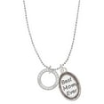 thumbnail image 1 of Delight Jewelry Silvertone Friends Eternity Ring Best Mom Ever Charm Necklace, 1 of 4