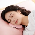 thumbnail image 3 of Pink Under Pillow Bluetooth Sleep Speaker, Portable Bedside Audio Device with White Noise & Timer for Relaxation, Side Sleeper Friendly Mothers Day Gift, 3 of 8
