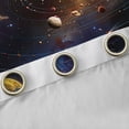 thumbnail image 4 of Feelyou Outer Space Planet Black Out Curtains, Galaxy Curtains Pack of 2 (42x63 Each), 4 of 6