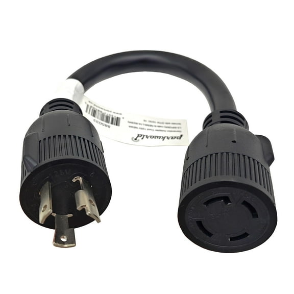 Parkworld 885033 L5-30P Male to L14-30R Female for Home Back Power Transfer Switch or House Panel