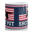 thumbnail image 3 of American Pride Shot Put Coffee Tea Ceramic Mug Office Work Cup Gift 11 oz, 3 of 3