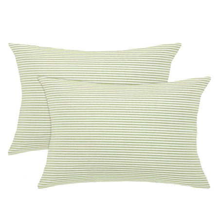Decorative Pillow Covers Stripe Farmhouse Pillowcase Cushion Cover