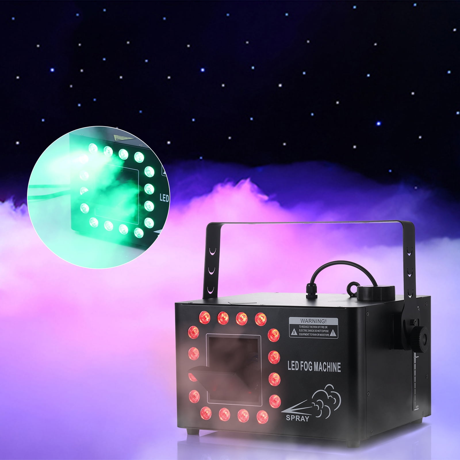 AC110-130V 1500W Low Profile Hazer Haze Smoke Machine DMX Theater DJ Party Stage Effect for Wedding Scene