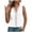 White, variant on asdoklhq 2026 Summer Fall Womens Tops under $5 Fashion Women's Summer V-Neck Sleeveless Solid Lace Patchwork Casual Tank Top Blouse Purple XL