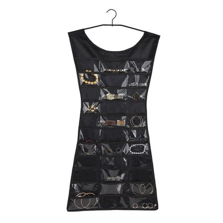 Umbra Little Black Dress Hanging Jewelry Organizer, Black