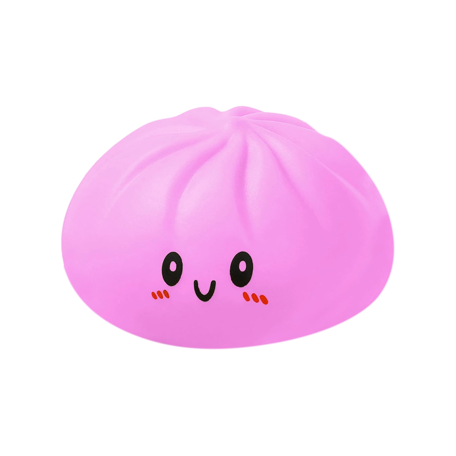 Cute Squishy Dumpling Large, Squishy Dumpling Doll with Cute Expressions, Silicone Bun Sensory Fidget Dolls, Hand Pinching Decompression Dolls