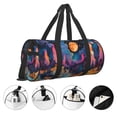 thumbnail image 3 of Fotbe Fantasy Cosmic Landscape Bolsa Deportiva de Lona Plegable con Estampado, Bolsa de Gimnasio con Bolsillo Seco/Húmedo, Bolsa de Viaje Ultraligera de Gran Capacidad, 3 of 6