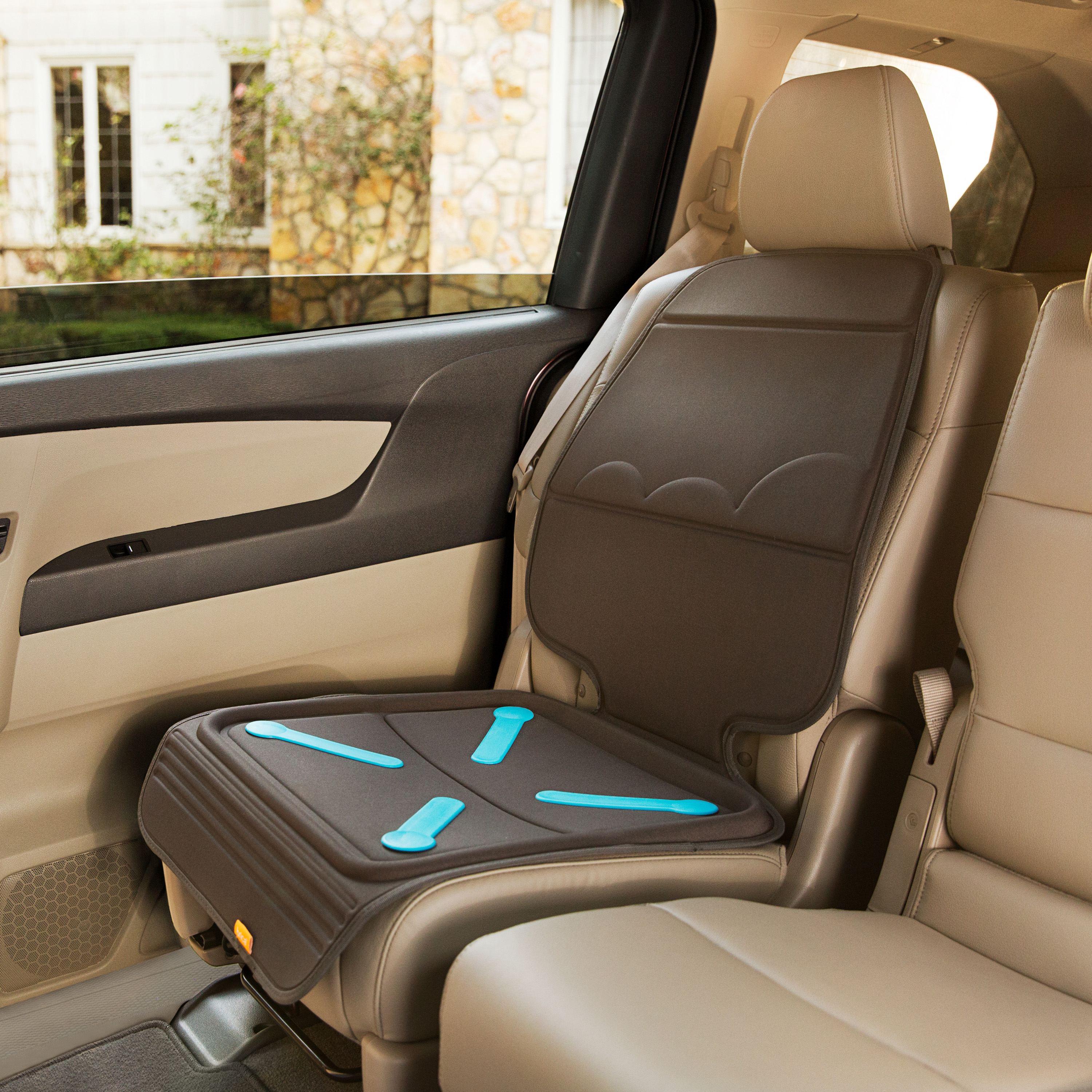 Munchkin Elite Seat Guardian Car Seat Protector, Gray photo 3