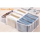 thumbnail image 3 of Cajas de almacenamiento de ropa de 7 rejillas Caja de almacenamiento plegable Caja de almacenamiento con compartimento para jeans Caja de separación de malla de cajón Caja de separación de pantalones Muyoka Hogar, 3 of 6