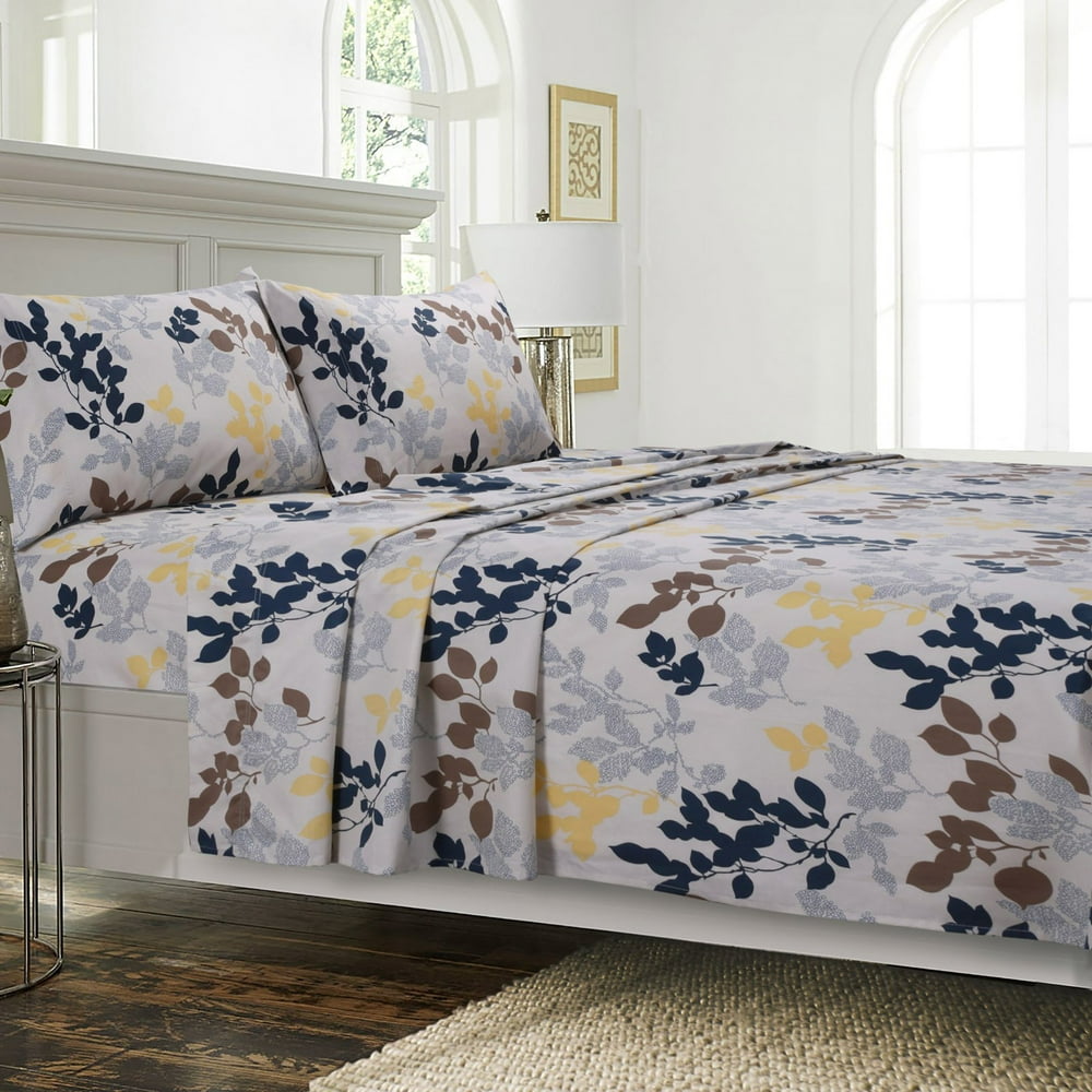 Tribeca Living Barcelona Printed Deep Pocket Percale Sheet Set