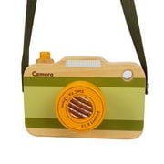 WoodenEdu Wooden Mini Camera Toy for Toddlers 1 2 3 Years Old