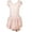 Light Pink, variant on Girls Breathable Leotard Ballet Dance Dress with Round Sequins Sparkled Ruffle Sleeves