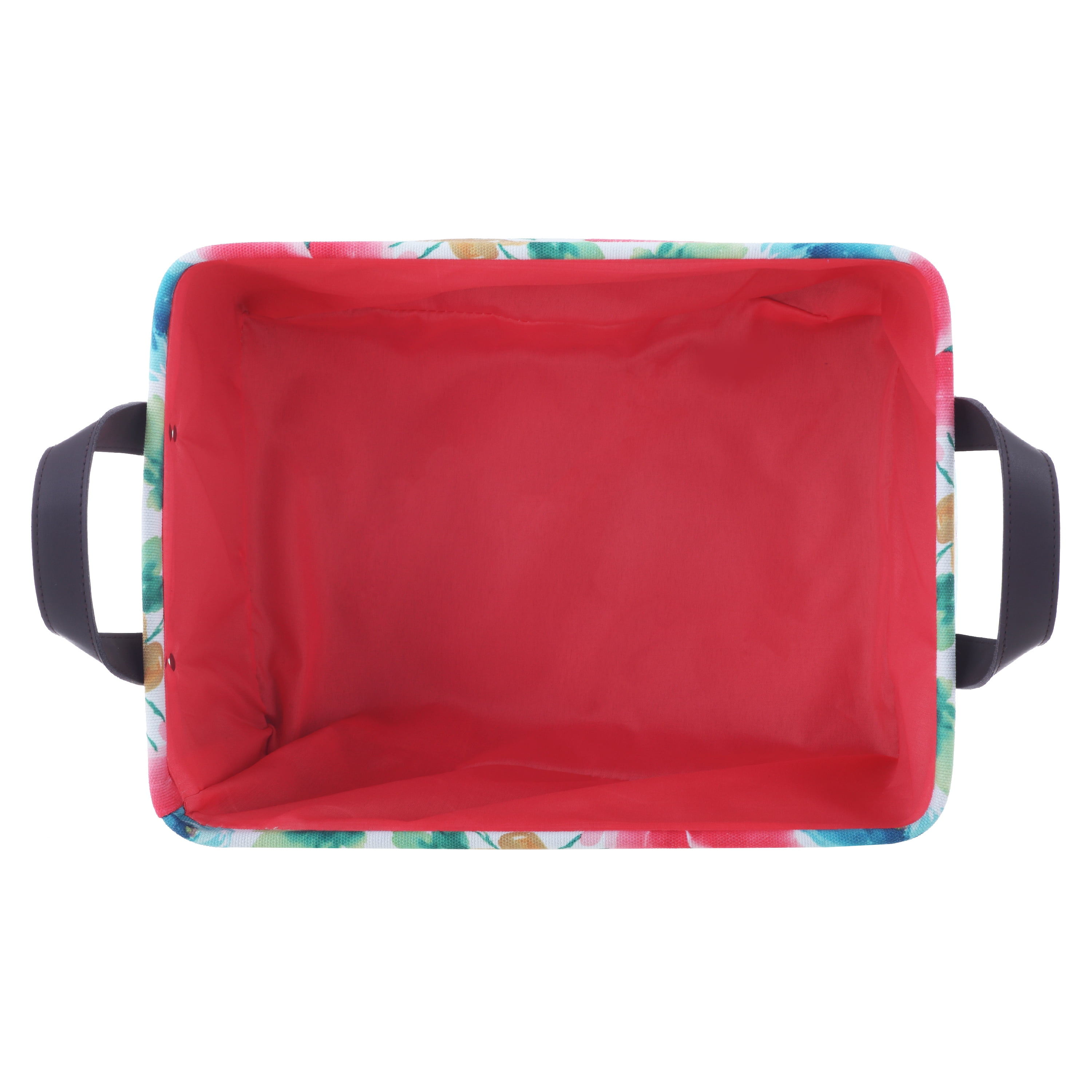 The Pioneer Woman Floral Canvas Storage Basket, Multicolor, Set of 2