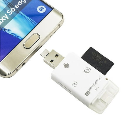 Image of Paddsun 3 in 1 TF SD memory Card Reader for iPhone/ipad/ MAC/ PC/ Android Device