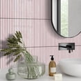 thumbnail image 4 of DEWOO 10-Sheet Upgraded Thick Peel and Stick Kitchen Backsplash Tiles,Waterproof Premium Self-Adhesive Wall Tile Stick on Backsplash for Kitchen,Bathroom and Fireplace(Pink,12"×12"), 4 of 14