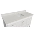 thumbnail image 6 of Abbey 60" Single Bathroom Vanity with White Cabinet and Quartz Top, 6 of 7