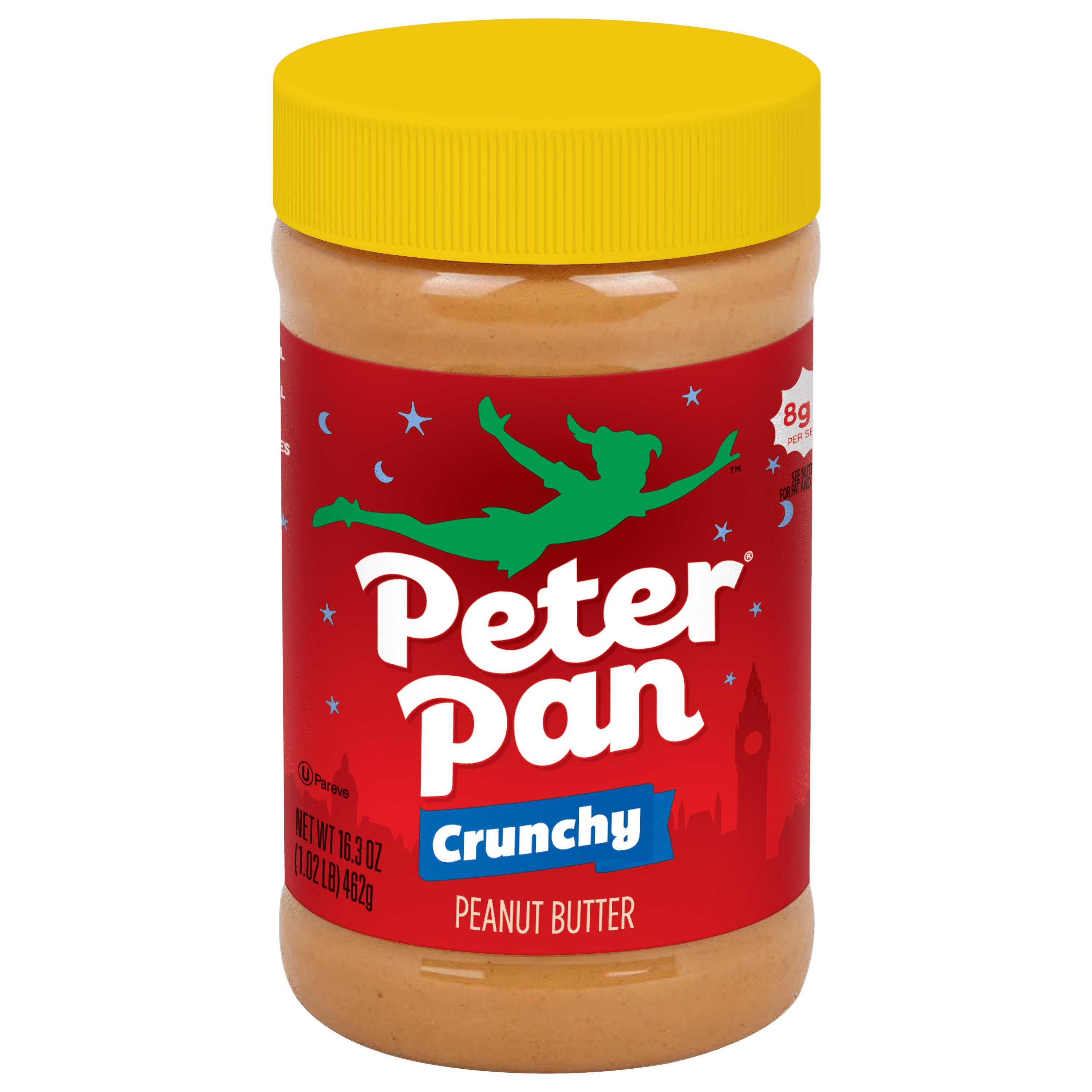 Peter Pan Crunchy Peanut Butter, Gluten Free Peanut Butter, 16.3 OZ Jar